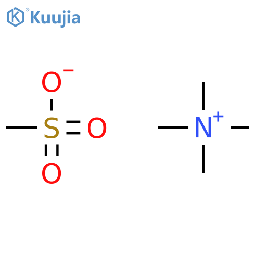 Methanaminium, N,N,N-trimethyl-, methanesulfonate structure