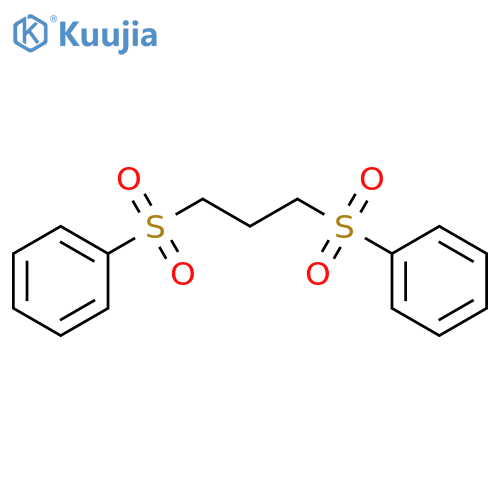 Benzene, 1,1'-[1,3-propanediylbis(sulfonyl)]bis- structure