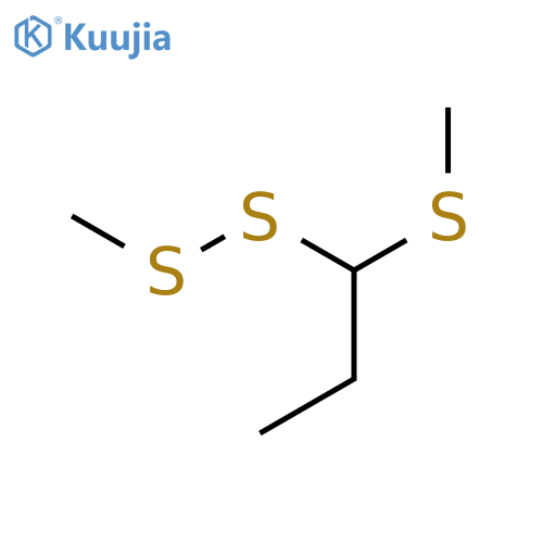 Methyl 1-(methylthio)propyl disulfide structure