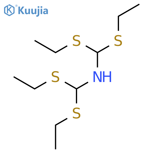 Methanamine, N-[bis(ethylthio)methyl]-1,1-bis(ethylthio)- structure