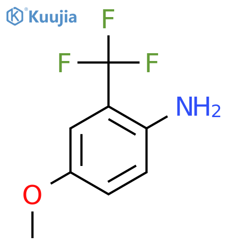 4-methoxy-2-(trifluoromethyl)aniline structure