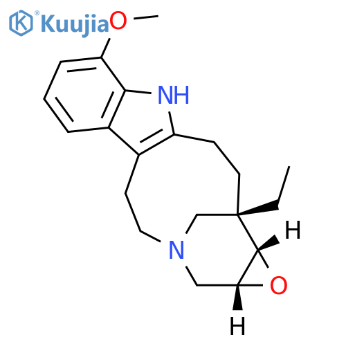 13-ethyl-9-methoxy-1a,4,5,10,11,12,13,13a-octahydro-2H-3,13-methanooxireno[9,10]azacycloundecino[5,4-b]indole structure