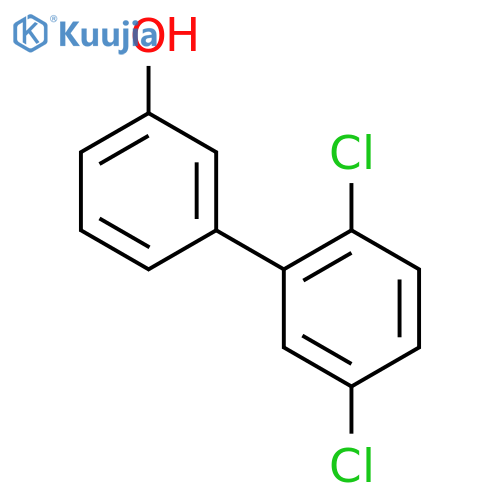[1,1'-Biphenyl]-3-ol,2',5'-dichloro- structure