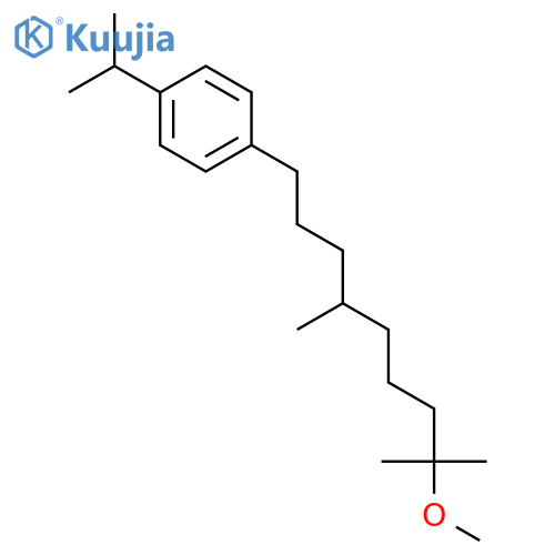 1-(8-methoxy-4,8-dimethylnonyl)-4-propan-2-ylbenzene structure