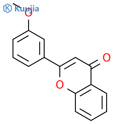 4H-1-Benzopyran-4-one, 2-(3-methoxyphenyl)- structure