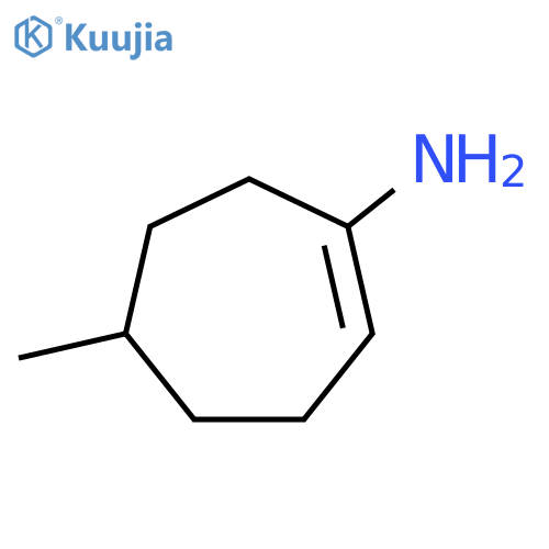 5-Methyl-1-cyclohepten-1-amine structure