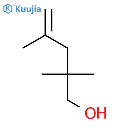 2,2,4-trimethylpent-4-en-1-ol structure