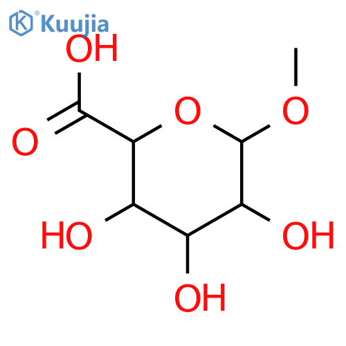 (2S,3S,4S,5R,6R)-3,4,5-Trihydroxy-6-methoxytetrahydro-2H-pyran-2-carboxylic acid structure