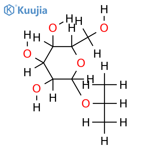 Isopropylbeta-D-glucopyranoside structure
