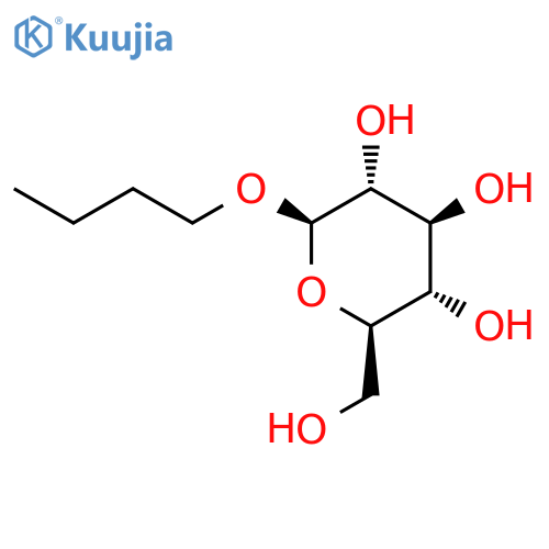 Butyl β-D-glucopyranoside structure