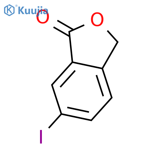 6-iodo-1,3-dihydro-2-benzofuran-1-one structure