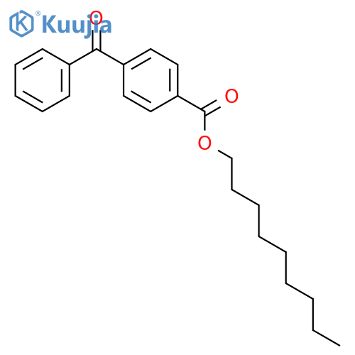 Benzoic acid, 4-benzoyl-, nonyl ester structure