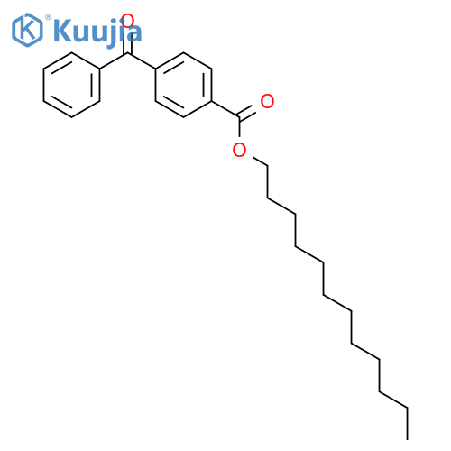 Benzoic acid, 4-benzoyl-, dodecyl ester structure