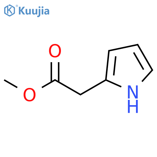1H-Pyrrole-2-acetic acid, methyl ester structure