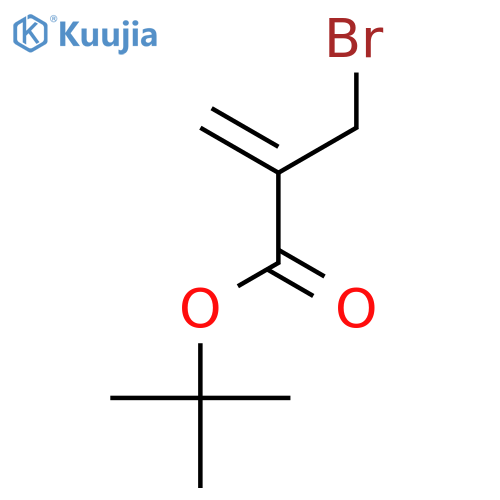 tert-butyl 2-(bromomethyl)prop-2-enoate structure