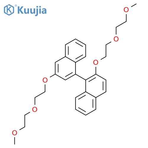 1,1'-Binaphthalene,2,3'-bis[2-(2-methoxyethoxy)ethoxy]- structure