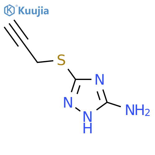 3-(2-Propynylsulfanyl)-1H-1,2,4-triazol-5-ylamine structure