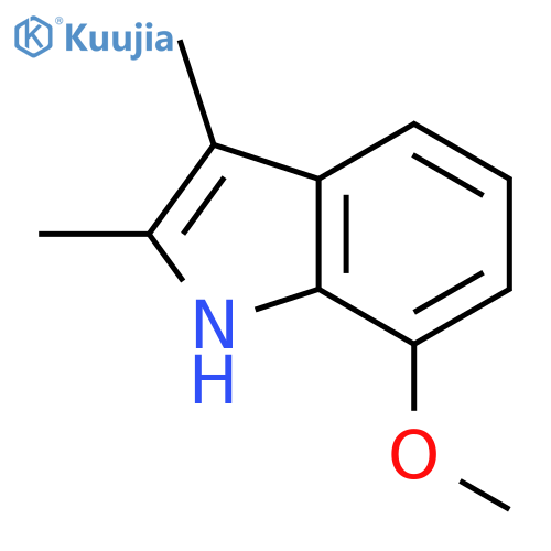 1H-Indole, 7-methoxy-2,3-dimethyl- structure
