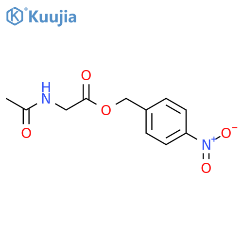 4-nitrobenzyl (acetylamino)acetate structure