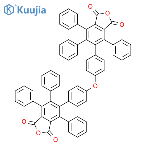 1,3-Isobenzofurandione, 5,5'-(oxydi-4,1-phenylene)bis[4,6,7-triphenyl- structure