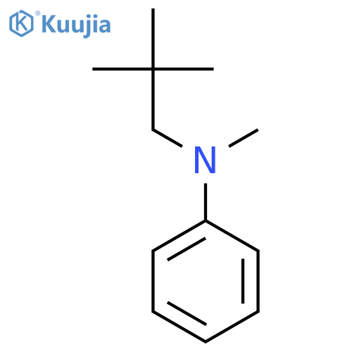 N-(2,2-dimethylpropyl)-n-methylaniline structure