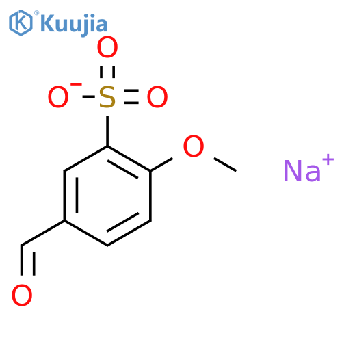 4-Methoxybenzaldehyde-3-sulfonic acid sodium salt structure