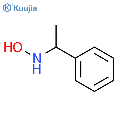 N-[(1S)-1-phenylethyl]hydroxylamine structure