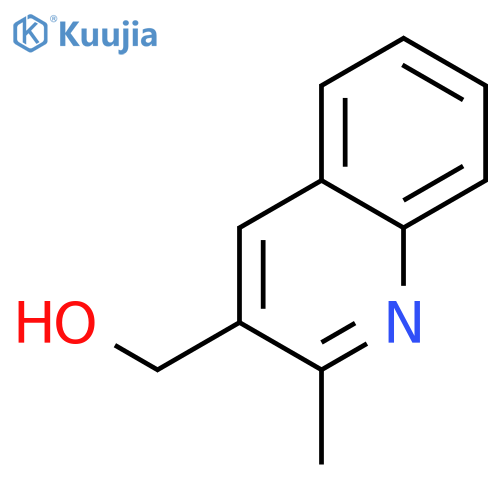(2-methylquinolin-3-yl)methanol structure