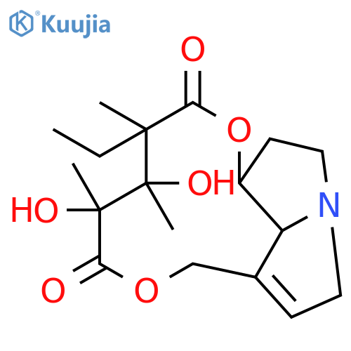 (13bR)-3-ethyl-4,5-dihydroxy-3,4,5-trimethyl-4,5,8,10,12,13,13a,13b-octahydro-2H-[1,6]dioxacycloundecino[2,3,4-gh]pyrrolizine-2,6(3H)-dione structure