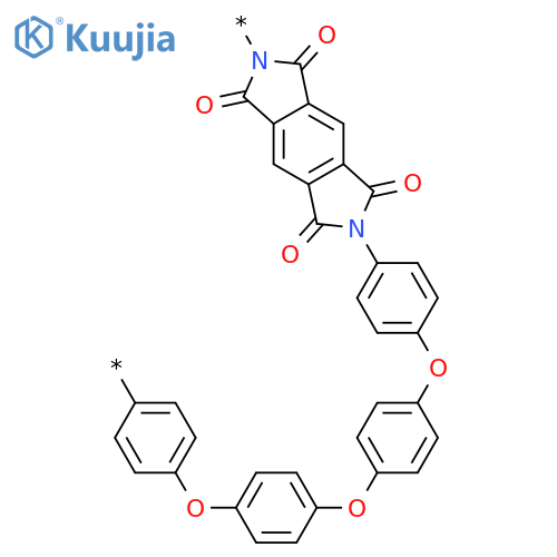 POLY[(5,7-DIHYDRO-1,3,5,7-TETRAOXOBENZO[1,2-C:4,5-C']DIPYRROLE-2,6(1H,3H)-DIYL)-1,4-PHENYLENEOXY-1,4-PHENYLENEOXY-1,4-PHENYLENEOXY-1,4-PHENYLENE] structure