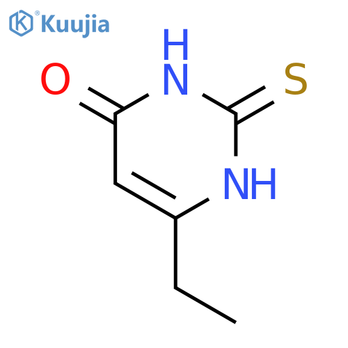 6-ethyl-2-sulfanylidene-1,2,3,4-tetrahydropyrimidin-4-one structure