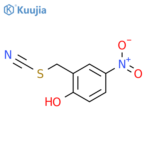 (2-hydroxy-5-nitrophenyl)methyl Thiocyanate structure
