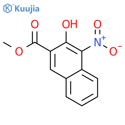 Methyl 3-hydroxy-4-nitro-2-naphthoate structure