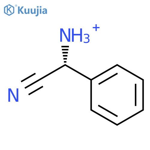 2-amino-2-phenylacetonitrile hydrochloride structure