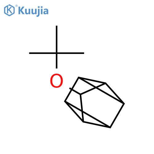 TETRACYCLO[3.2.0.02,7.04,6]HEPTANE, 3-(1,1-DIMETHYLETHOXY)- structure