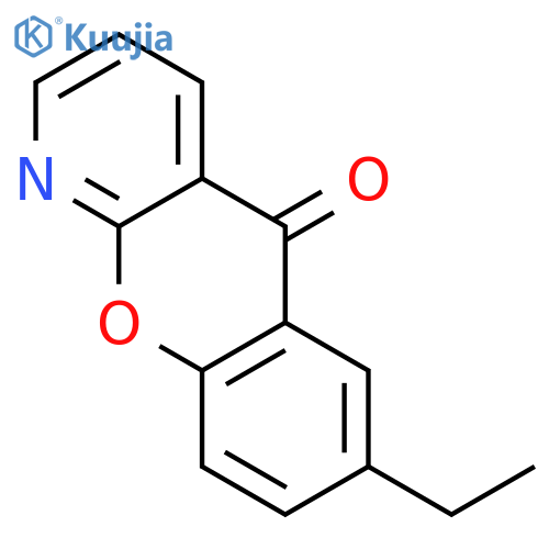 7-Ethyl-5-oxo-5H-1benzopyrano2,3-bpyridine structure