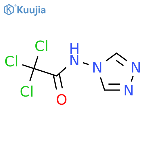 2,2,2-trichloro-N-(4H-1,2,4-triazol-4-yl)acetamide structure