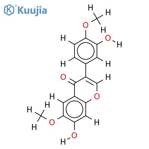 3',7-dihydroxy-4',6-dimethoxyisoflavone structure
