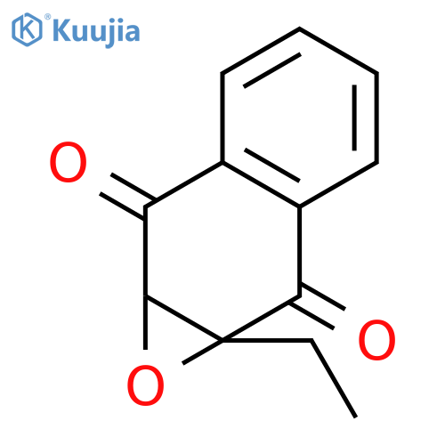 Naphth[2,3-b]oxirene-2,7-dione, 1a-ethyl-1a,7a-dihydro- structure