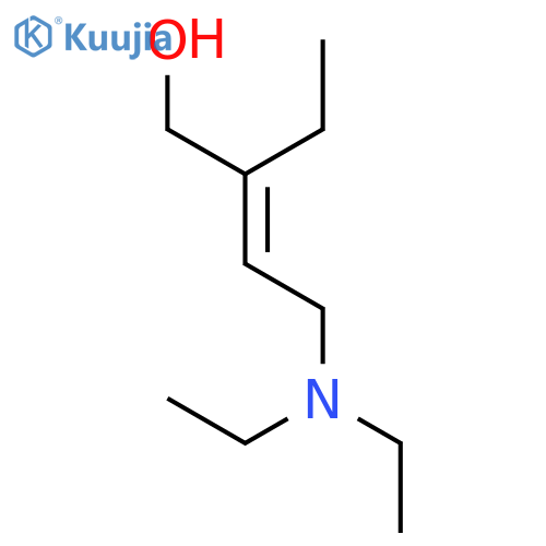2-BUTEN-1-OL, 4-(DIETHYLAMINO)-2-ETHYL-, (E)- structure