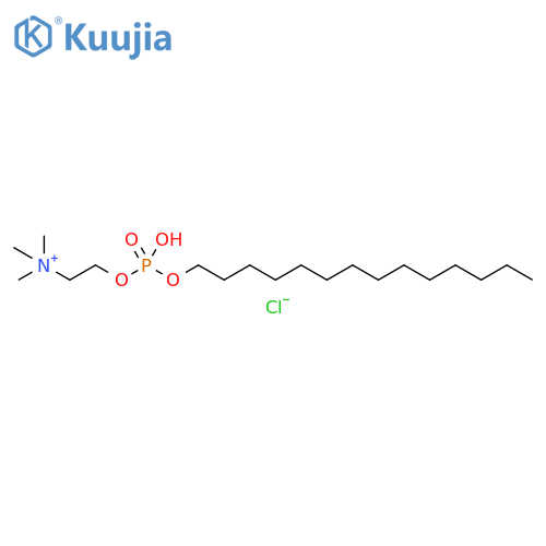 Ethanaminium,2-[[hydroxy(tetradecyloxy)phosphinyl]oxy]-N,N,N-trimethyl-, chloride structure