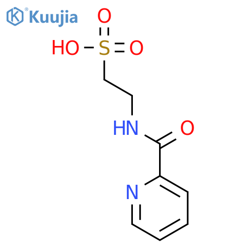 Ethanesulfonic acid, 2-[(2-pyridinylcarbonyl)amino]- structure