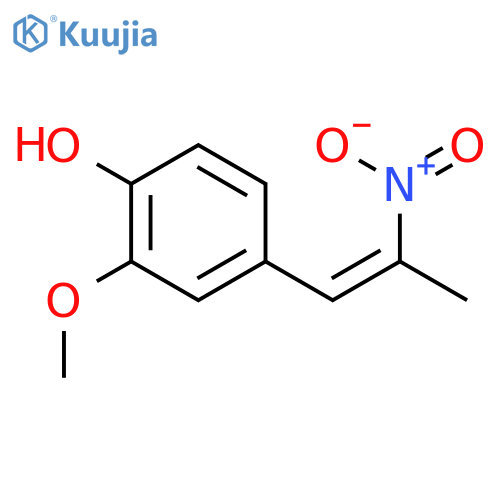 2-Methoxy-4-(2-nitro-1-propenyl)phenol structure