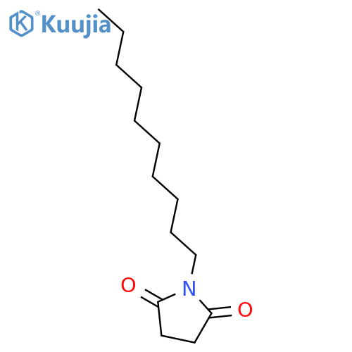 2,5-Pyrrolidinedione,1-decyl- structure