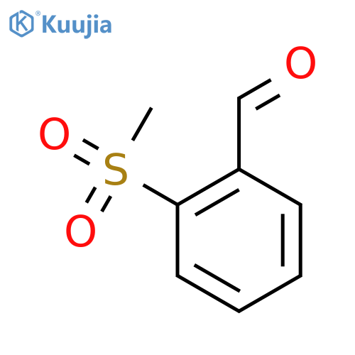 2-methanesulfonylbenzaldehyde structure