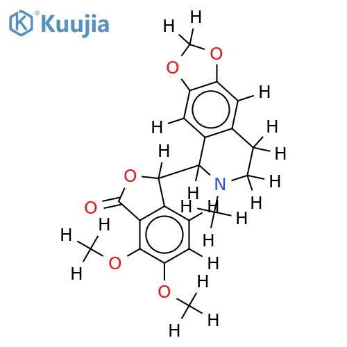(S)-6,7-Dimethoxy-3-((S)-6-methyl-5,6,7,8-tetrahydro-[1,3]dioxolo[4,5-g]isochinolin-5-yl)-phthalid structure
