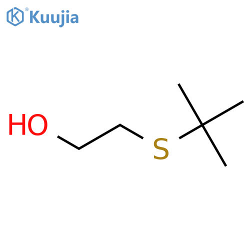 2-(tert-butylsulfanyl)ethan-1-ol structure