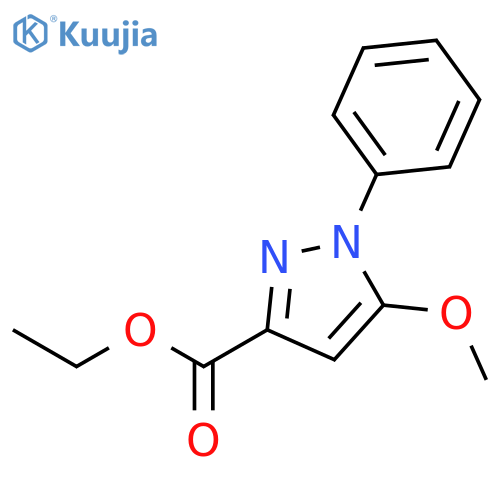 Ethyl 5-Methoxy-1-phenyl-1H-pyrazole-3-carboxylate structure