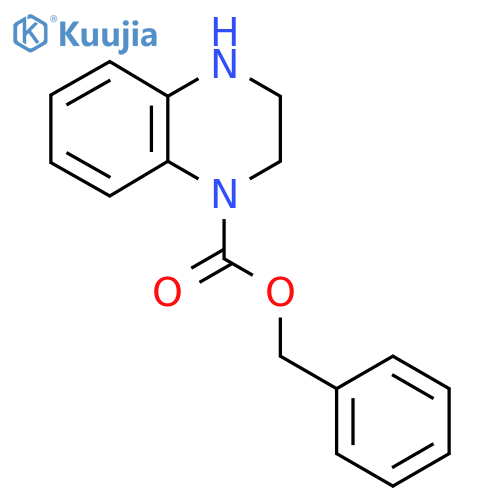 Benzyl 3,4-dihydroquinoxaline-1(2H)-carboxylate structure