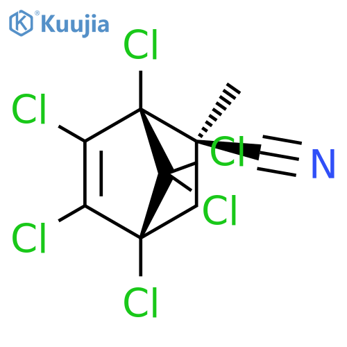 Bicyclo[2.2.1]hept-5-ene-2-carbonitrile,1,4,5,6,7,7-hexachloro-2-methyl-, exo- structure
